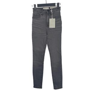 Everlane Womens Jeans Size 23 Gray Denim Ankle High Rise Skinny Leg Casual Wear